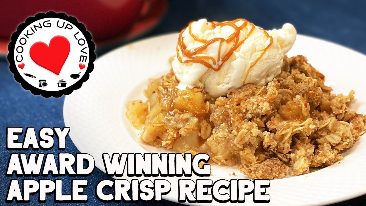Easy Apple Crisp With Oat Topping (+ Video!) - Boston Girl Bakes