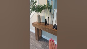 ENTRYWAY CONSOLE TABLE!!