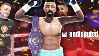 Winning First Title In Undisputed Boxing Career Mode! Road To GOAT  #2