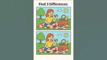 Find three differences | test you eyes| iq level|#puzzle #visualpuzzle #brainteaser #challenge