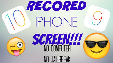 SCREEN RECORDER ON IOS 10 BETAS AND ON IOS 9! NO JAILBREAK/NO COMPUTER (FREE)