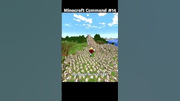 Snowball Army⚡ Minecraft Commands pt.14 #minecraftcommands