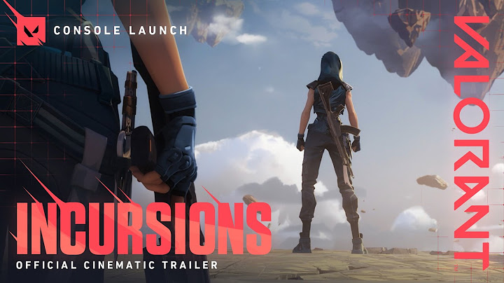 INCURSIONS // Official Console Cinematic Trailer - VALORANT