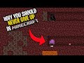 Why you should NEVER GIVE UP in Minecraft... #shorts