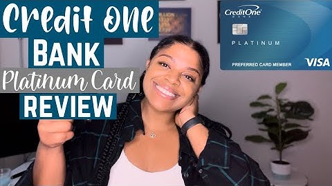 Credit One Platinum Credit Card 🥴