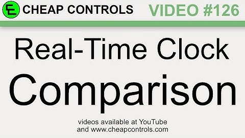 126 Real-Time Clock Comparison DS3231 versus Nextion Versus Arduino