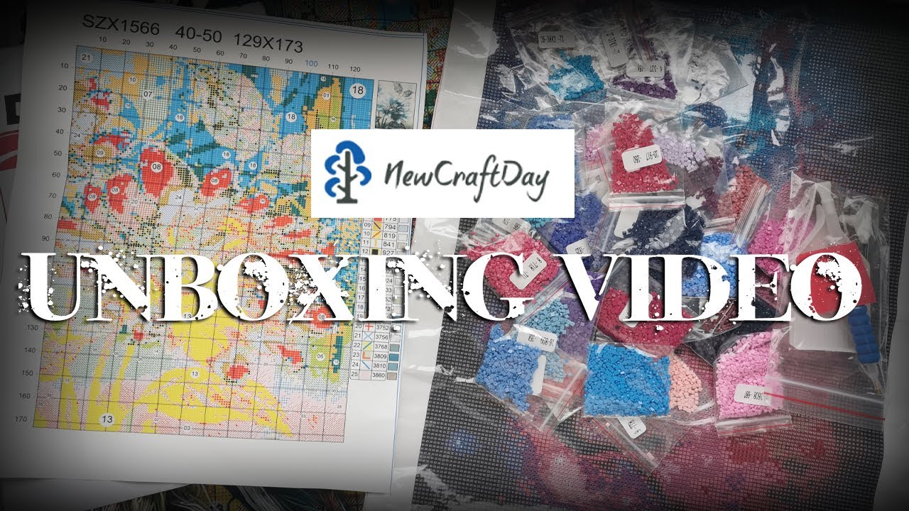 Diamond Painting Unboxing - Newcraftday #newcraftdayNewYearSale  #newcraftday 