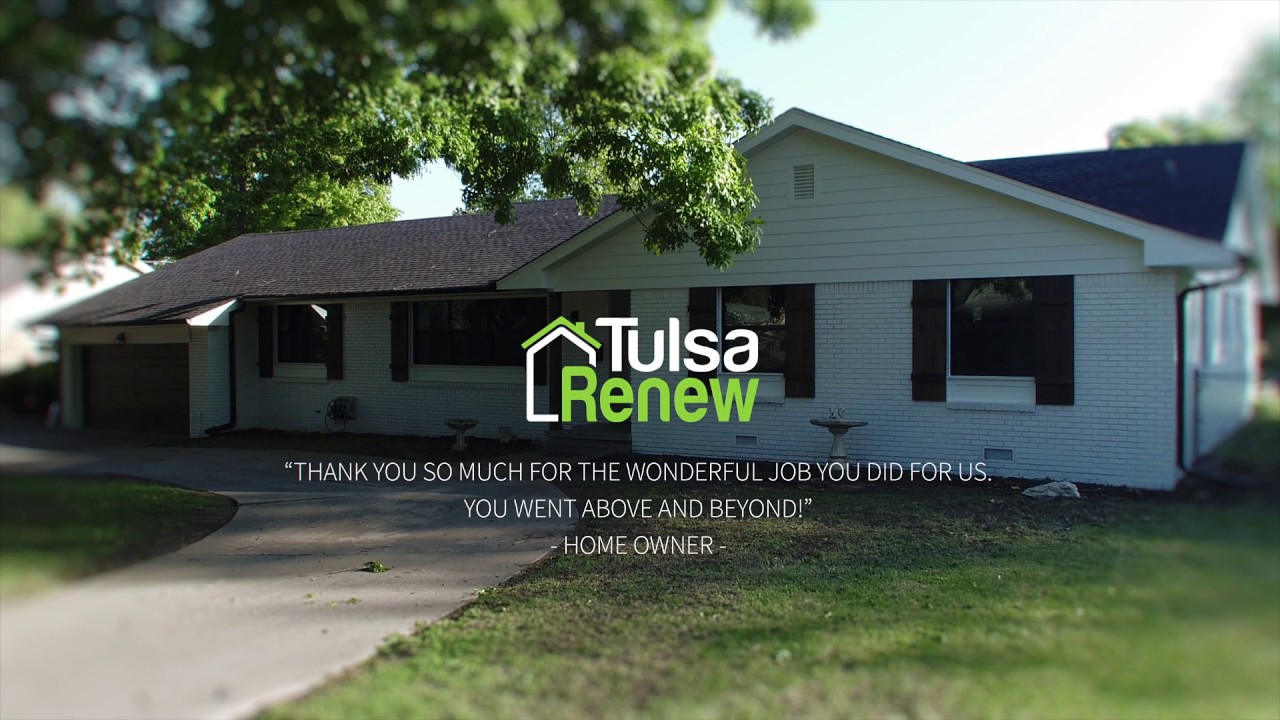 Tulsa Renew Before and After Complete Exterior Renovation Siding and Windows