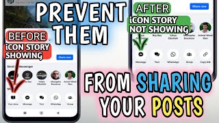 How To Stop People From Sharing Your Posts On Facebook