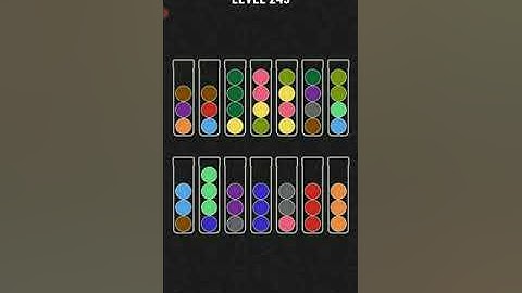 Ball sort puzzle level 249