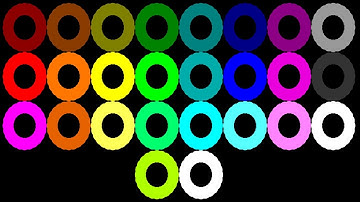 Escape The Red - 26 Rings Survival Race ASRM in Algodoo