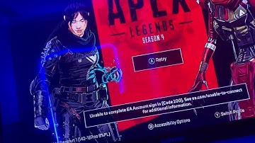 Error Code100 apex legends (no fix) but patience