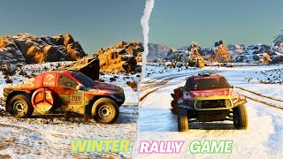 Extreme Rally Off Road Game | Dakar Desert Winter Gameplay 🥶🏁 screenshot 2