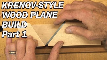 Krenov-Style Wood Plane Build Part 1