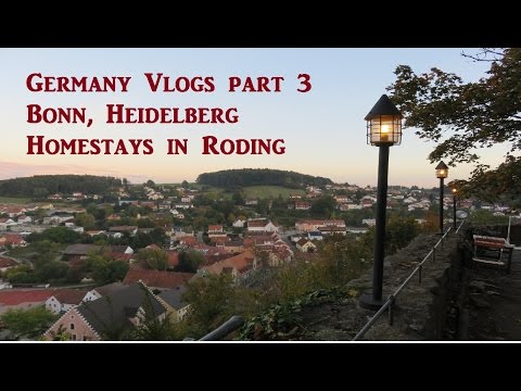 Germany Vlogs part 3 - Bonn and Heidelberg ♡ Homestays in Roding ♡