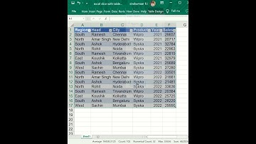 #excel slicer tricks | how to use excel slicers | Excel tutoring #shorts