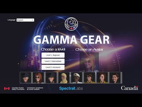 Play the Gamma Gear game at the CNSC’s Learning Portal