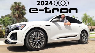 More Range, Now Best Luxury EV? 2024 Audi Q8 E-Tron Sportback Review and Buying Guide