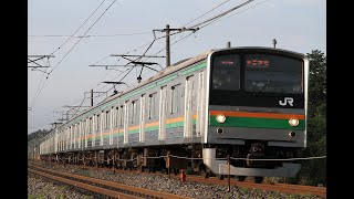 205系600番台 Y11+Y12編成。（宇都宮線）