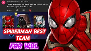 SPIDERMAN BEST TEAM SETUP for WBL Knull Mephisto | Marvel Future Fight