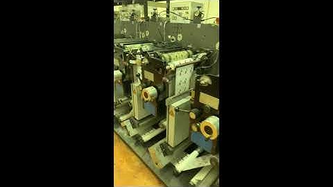 Accuview Online multicamera viewing system for viewing register marks on each Flexo printing station