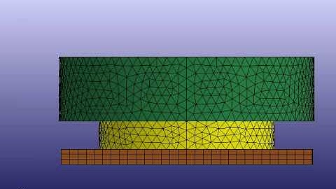 Foam Impact Model- 2 m/s