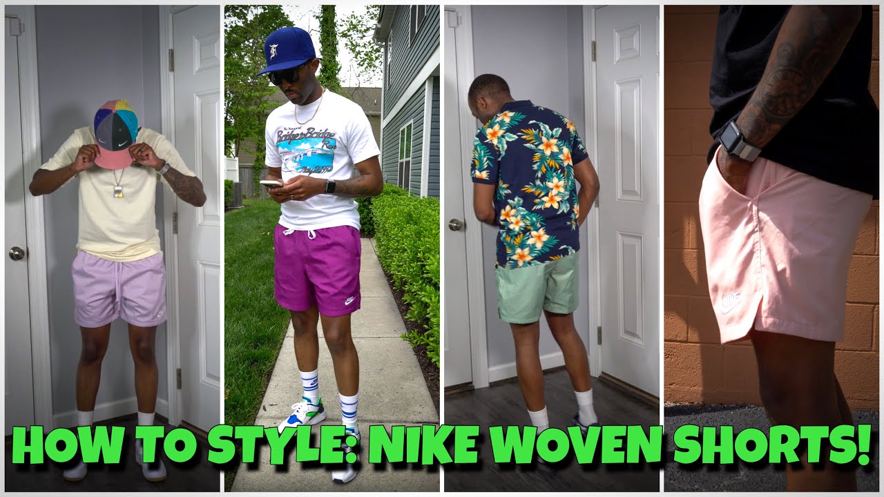 HOW TO STYLE Nike Woven Shorts Part 2! Hottest Nike Shorts For Summer 2021!  