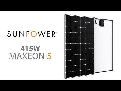 SunPower 415W MAXEON 5 Explained