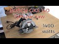 Quick Unboxing and Review of Bosch GKS 140 Circular Saw