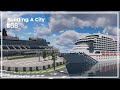 Building a city 68  cruise terminal  cruise ship  minecraft timelapse