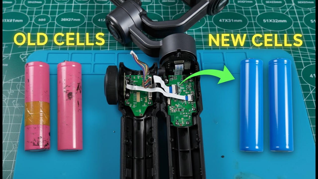 Zhiyun Smooth 5 Custom Battery Repair: Reusing the BMS (Fix ANY Gimbal)