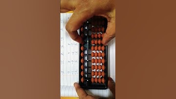 addition and subtraction of 8 and 9 on abacus in 1 minute 7 questions explanation #abacuslearning