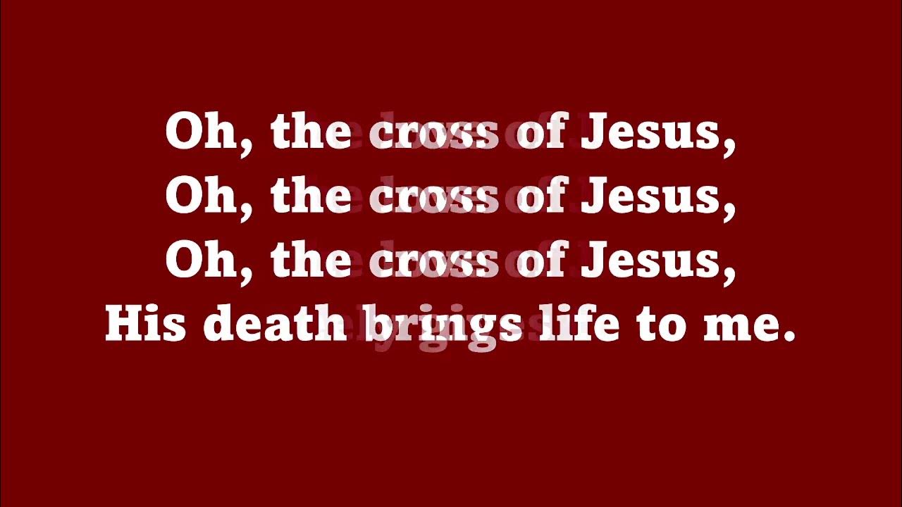 Oh the blood of jesus instrumental with lyrics youtube