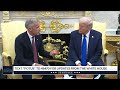 Trump interrupts Carney to bring up U.S.-Canada 'merger'