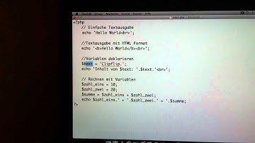 PHP Tutorial - Grundlagen und Voraussetzungen für die PHP Programmierung