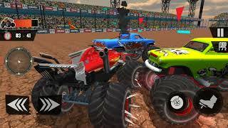 monster truck demolition derby: crash Truck driver /android game play screenshot 3