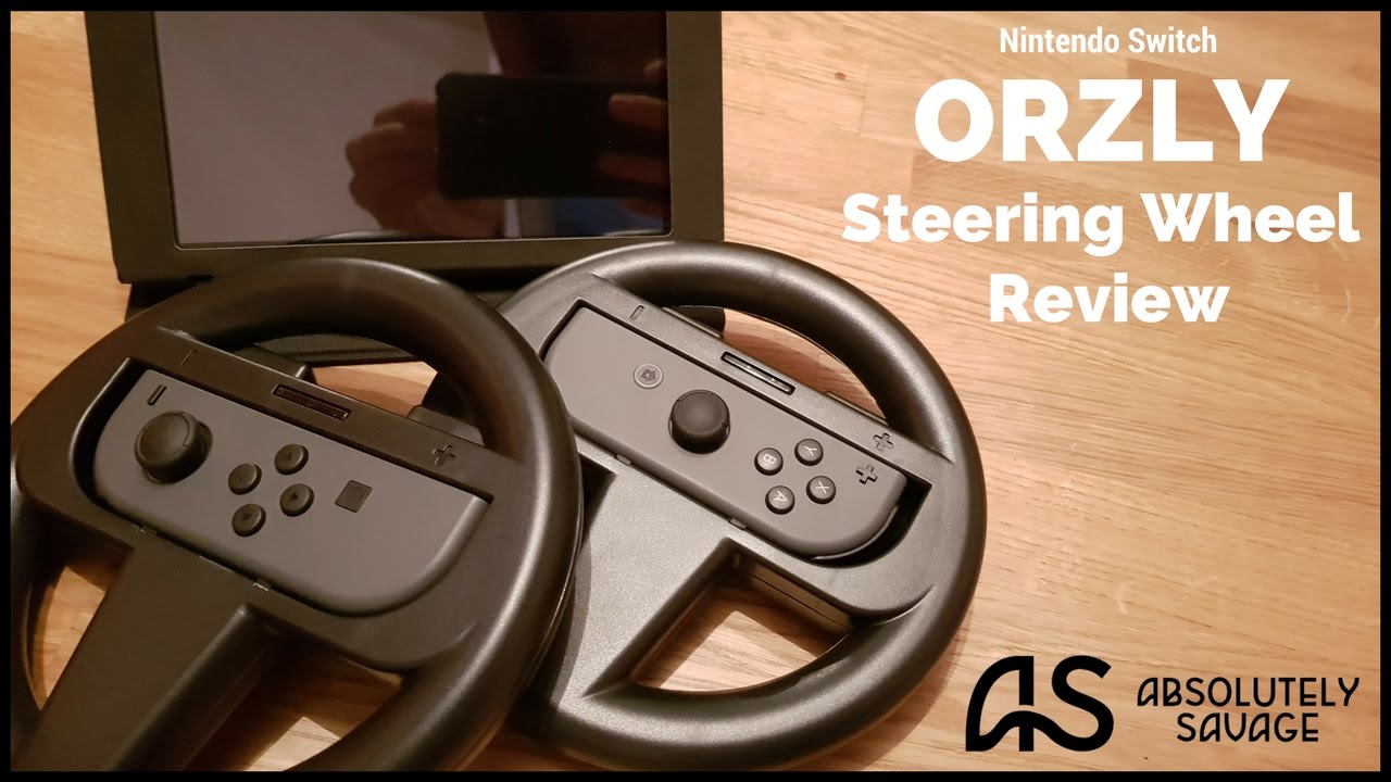 Nintendo Switch Orzly Steering Wheel Review YouTube