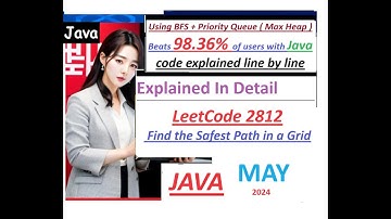 Find the Safest Path in a Grid | LeetCode  2812 | Java Solution | Developer Coder