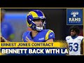 Rams keeping stetson bennett la not extending ernest jones rams draft kicker high in mock draft