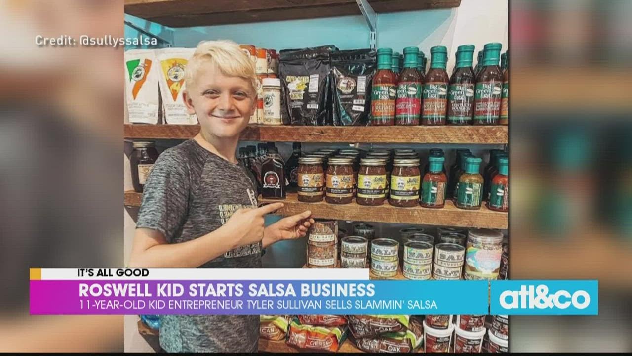 Local 11 Year Old Starts Salsa Business Youtube