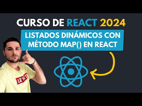 ¡LISTADOS DINÁMICOS con método MAP en REACT! | 24 - Curso COMPLETO de REACT desde CERO [2024]