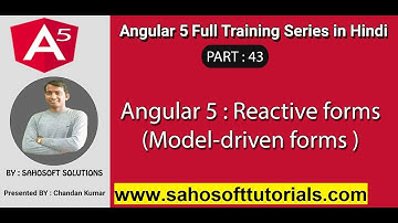 Angular 5 Reactive form : Part 44 - Angular 5 full training in Hindi | Reactive form