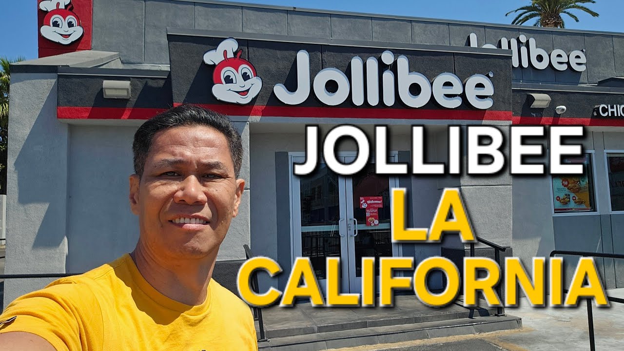 FAMOUS JOLLIBEE here in LA CALIFORNIA! Enjoy Pinoy Jollibee