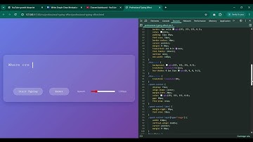 Typing Text Animation with Cursor in HTML CSS JS | Auto Typewriter UI Effect