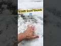 ASMR Snow Sounds W/Bare Hands #snowsqueeze #snowsounds #asmrsounds #snowasmr