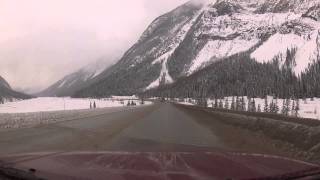 Lake Louise, AB to Golden, BC Jan 28, 2013