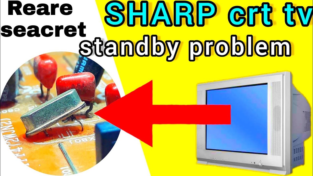 sharp crt tv standby problem YouTube