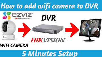 How to add EZVIZ wifi camera to Hikvision DVR | How to add and rotate Ezviz camera in Hikvsion DVR