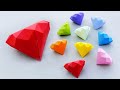 How to Make a Paper Diamond - look like Real