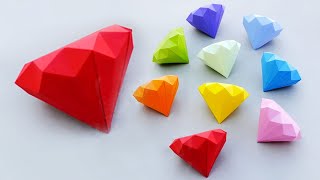 How to Make a Paper Diamond - look like Real